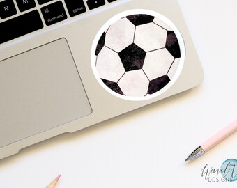 Pegatina de fútbol, pegatina de coche, pegatina de ordenador portátil, pegatina de botella de agua, pegatina de vinilo, pegatina de planificador, pegatinas de diario,