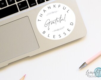 Agradecido, Agradecido, Bendito Sticker, Laptop Sticker, Water Bottle Sticker, Planner Sticker, Journal Sticker, Be Kind Sticker
