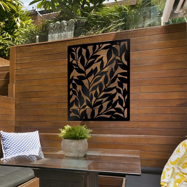 Outdoor Modern Screen Panel Etsy