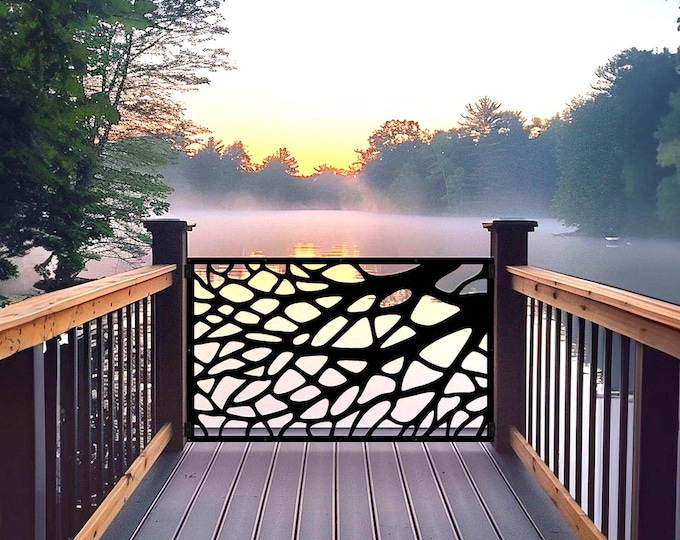 Tree Metal Privacy Screen: Aluminum Garden Fence Panel