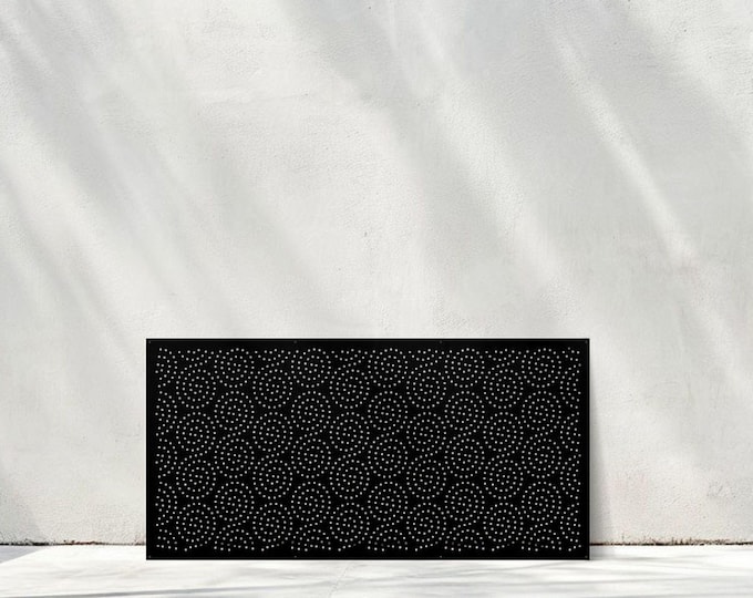 Metal Privacy Screen: Decorative Aluminum Wall Art Panel