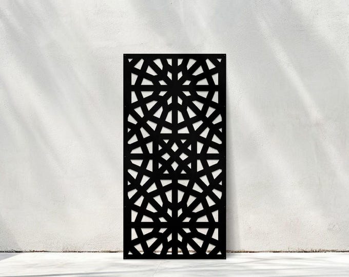 Decorative Wall Art, Indoor or Outdoor Stair Railing, Aluminum Railing Panel, Fence Panels, Geometric circle, Mothers Day