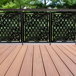 High Quality Aluminum Privacy Panel Metal Railing Panel, Balcony, Deck Panel, Fence, Decorative Panel, Wall Art, Mothers Day