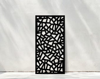 Modern Aluminum Privacy Screen, Garden Art Panel, Patio Divider