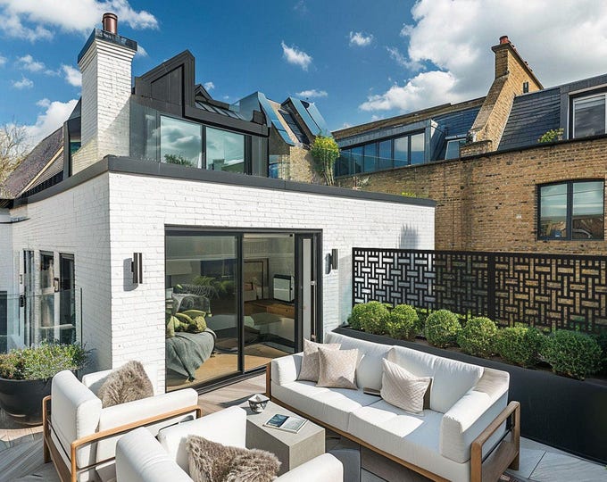 Laser Cut Aluminum Privacy Screen: Modern Railing Panel Inserts