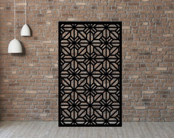 Aluminum Privacy Screen, Laser Cut Decorative Aluminum Privacy Panel, Metal Fencing, Hanging Room Divider, Cross ornament, Mothers Day