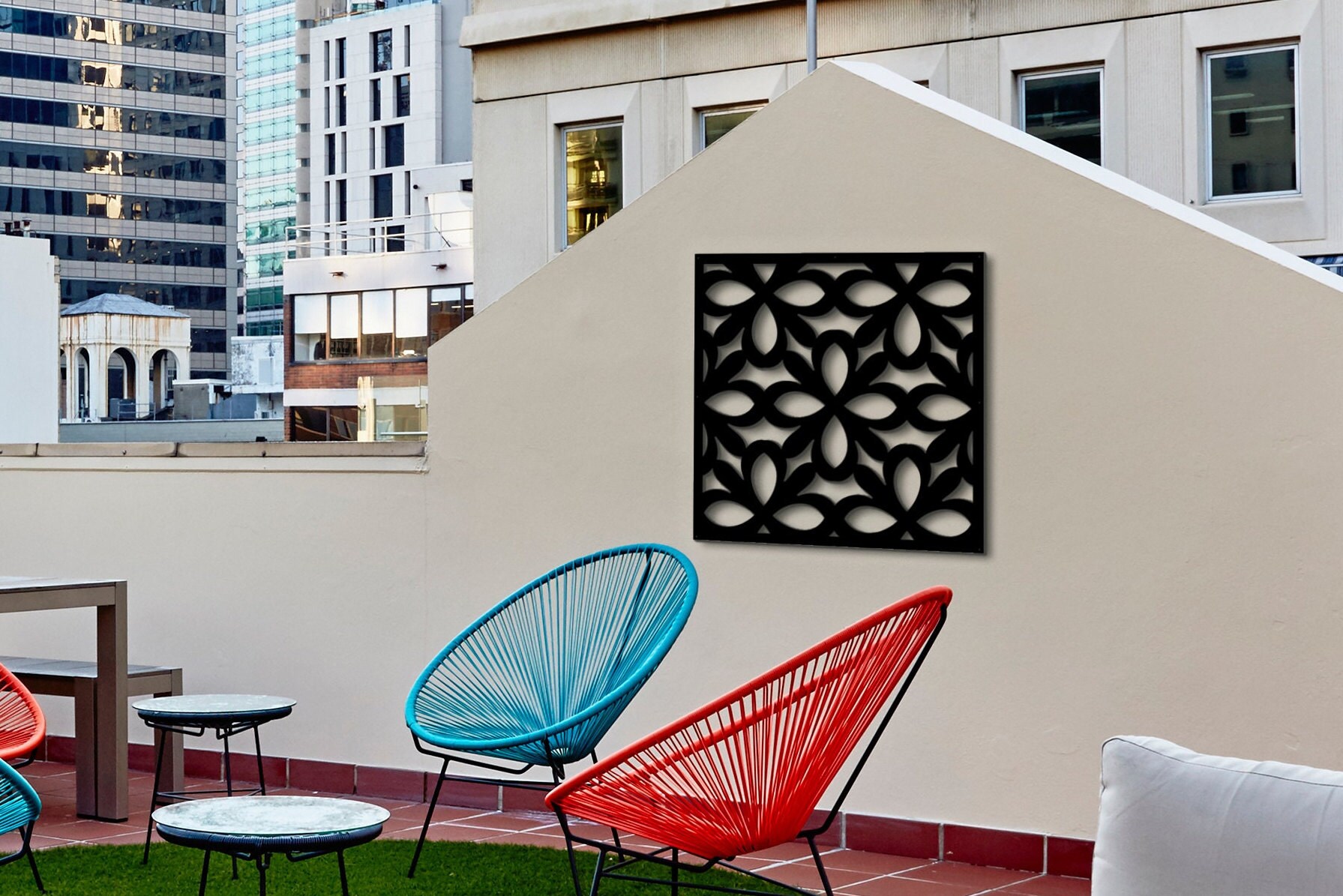 Metal Privacy Screen Laser Cut Panel Privacy Screen Fence - Etsy