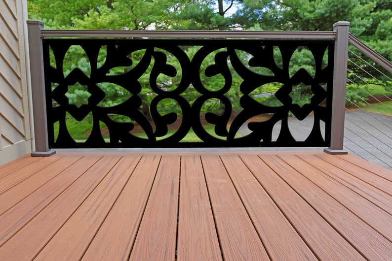 Celtic Privacy Panel Metal Decorative Panel Outdoor Garden image 1