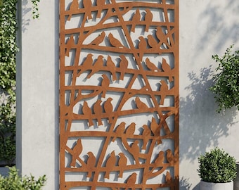 Decorative Aluminum Privacy Screen Laser Cut Metal Panel for Railing Wall Fence