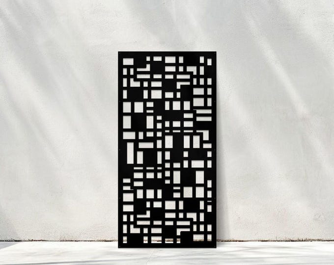 Metal Privacy Screen: Durable Steel Outdoor Wall Art