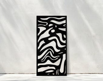 Privacy Screen, Modern Metal Panel, Outdoor Decor, Stylish Garden Accent, Fast Shipping, Patio Privacy