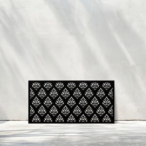 Paravent décoratif en aluminium, panneau de jardin en métal découpé au laser, décoration murale extérieure