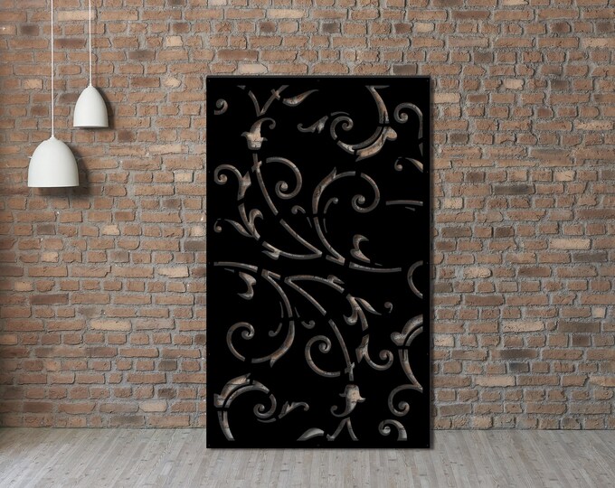 Nature-Inspired Wall Art, Metal Silhouette Home Sign, Minimalist Wall Hanging, Metal Decor, Modern Home Art