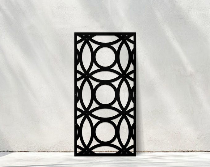 Privacy Panels, Abstract Panel, Royal panel, Metal Privacy Screen, Metal Fence Wall Art, AlumArts, Privacy Panels For Outside Patio On Etsy
