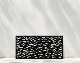 Decorative Metal Privacy Screen Outdoor, Aluminum Fence Panel Insert, Laser Cut Garden Divider, Exterior Architectural Panel