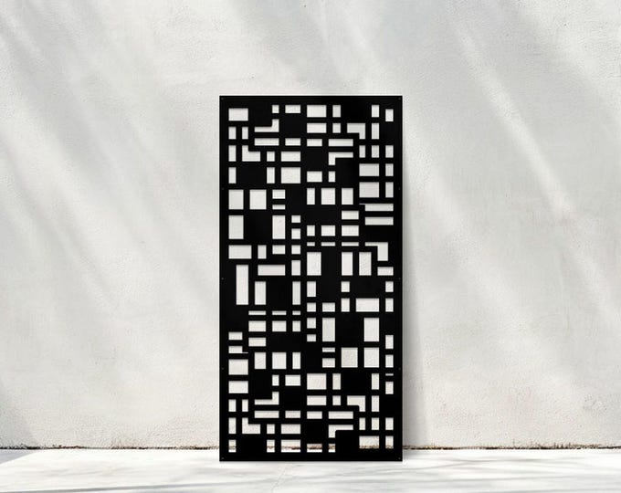Privacy Screen for Patios, Durable Steel Divider, Garden Privacy Solution, Balcony Screen, Outdoor Wall Cover