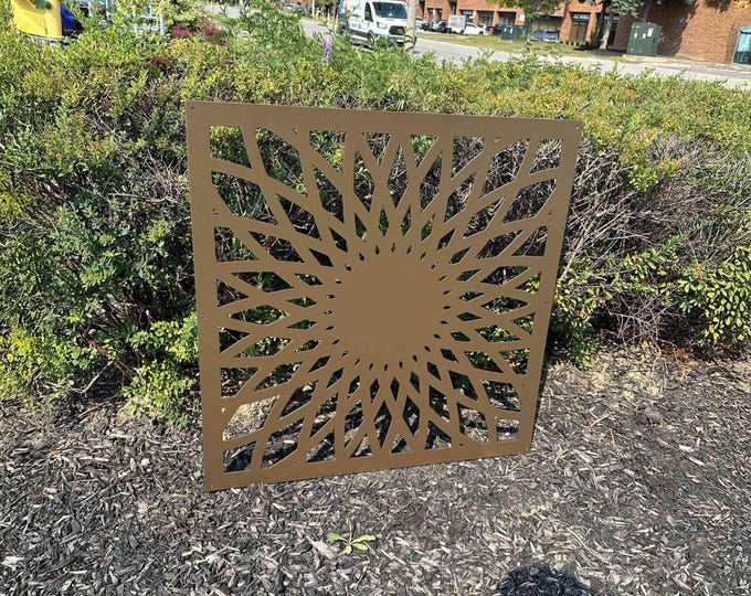 Durable Garden Privacy Screen, Steel Screen for Patios, Balcony Divider, Outdoor Wall Privacy, Privacy Solution