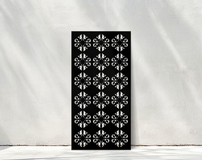 Aluminum Privacy Screen: Decorative Room Divider Wall Art