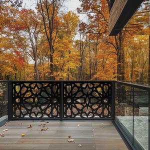 Metal Privacy Screen Decorative Panel Garden Decor Art Trellis Privacy Panel,Laser Cut Metal Privacy Screen Near Me, Privacy Screen For Gate