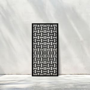 Laser Cut Metal Privacy Screen: Modern Railing Panel, Fence Topper