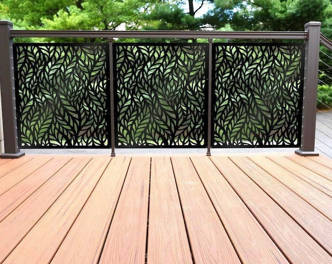 Decorative Metal Panel: Aluminum Privacy Screen, Wall Art