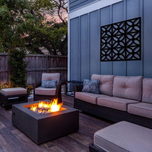 Metal Privacy Screen: Decorative Aluminum Panel, Garden Fence Art