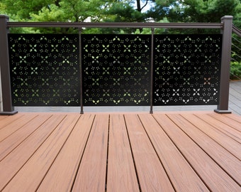 Metal Privacy Screen, Partition, Outdoor Decor, Decorative Metal Panel, Railing Insert, Outdoor Garden Panel, Mothers Day