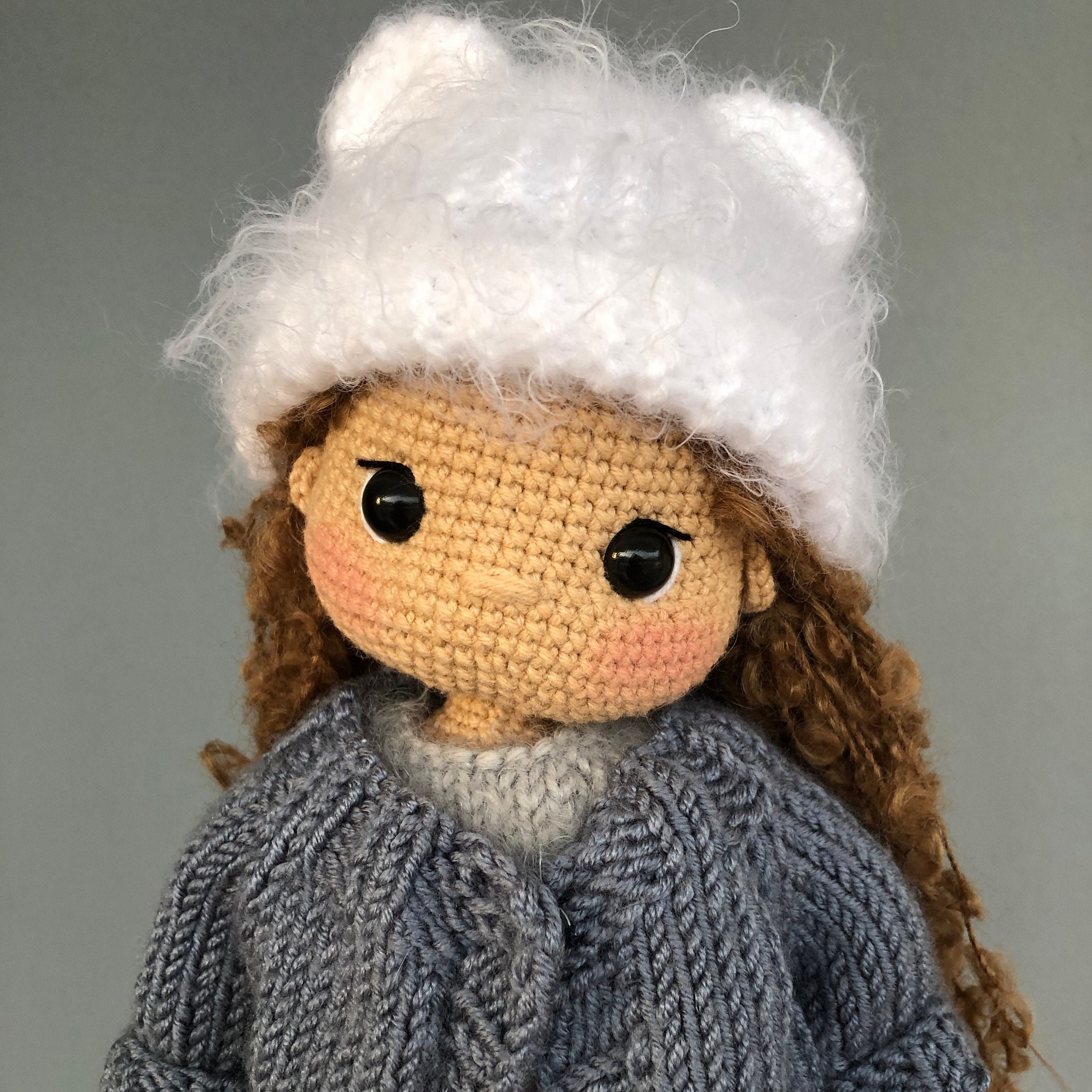 手作りかぎ針編み人形：編みぐるみのぬいぐるみと編み物の服 - Etsy 日本