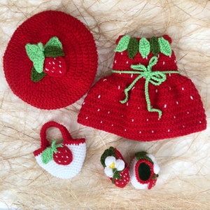 Кукла клубника крючком , кукла амигуруми , кукла ручной работы на заказ ...