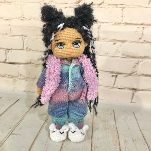 Crochet Doll ,Rainbow Unicorn Doll, Handmade Amigurumi Doll,