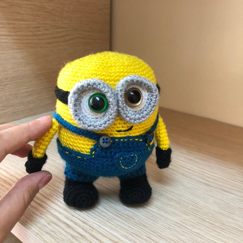 Amigurumi Crochet Bob Minion Amigurumi Toy Minion Etsy