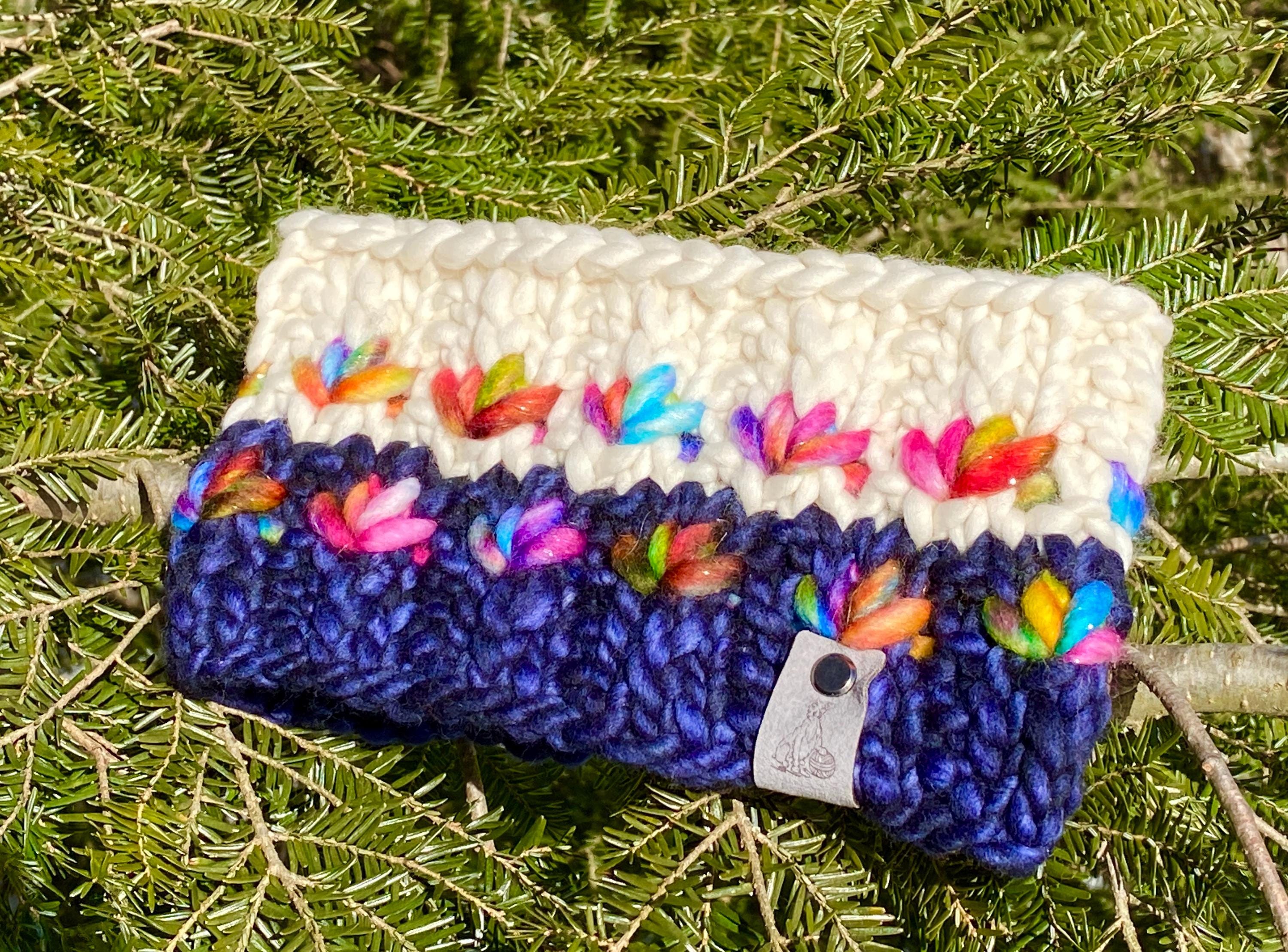Merino Wool Ear Warmer Hand knit Headband