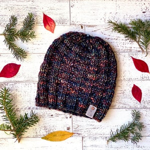 Hand Knit Mens Beanie | Ethically Sourced Luxury Merino Wool