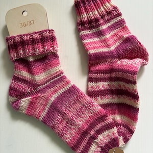 Hand-knitted socks 36/37