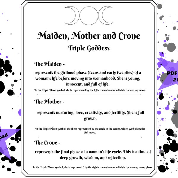 Triple Goddess - Etsy