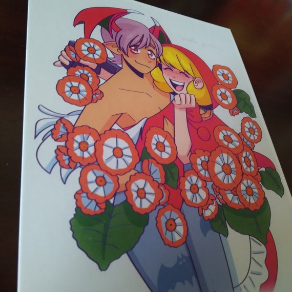 Darkstalkers - Lilith & B.B. Hood - Print - Etsy