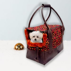 Pet Carrier Bag, Dog Carry Bag, Dog Travel Bag, Personalized Dog Bag, Cat Carrier, Puppy Shoulder Bag. Dog Sling, Gift for Dog owner