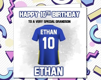 Personalised Chelsea Football Birthday Card - The Blues Son Brother Husband Grandson Dad Uncle, ANY AGE 21st 30th 50th 60th 70th /LY