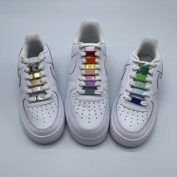 madshoelab AF1 Lacelocks, AF1 Lace Locks Nike / Dubraes / Anhänger für Sneaker in verschiedenen Farben / Customsneaker / Schnürsenkel