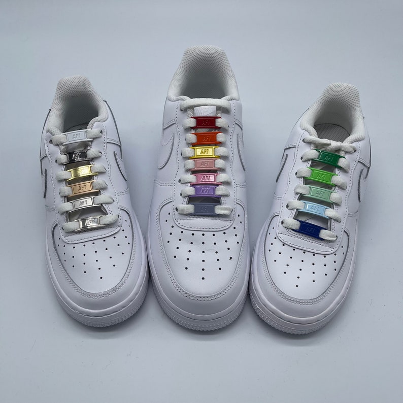 madshoelab AF1 Lacelocks, AF1 Lace Locks Nike / Dubraes / colgantes para zapatillas en diferentes colores / zapatillas personalizadas / cordones imagen 1
