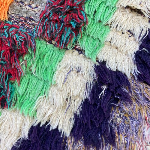 6x3 feet Excellent Hand Woven Rug - Old Handmade Berber Runner - Home Decor Rustic - shops Azilal Carpet