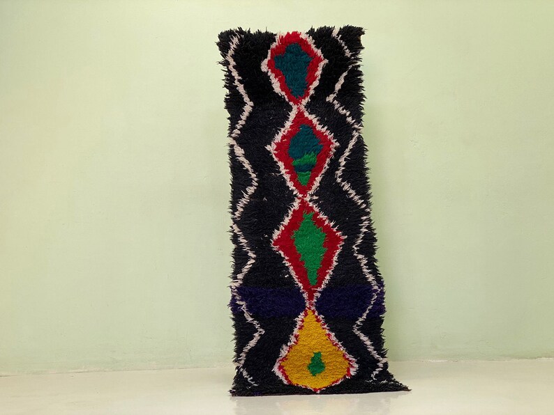 Perfect Berber Rug 6x2 ft - Moroccan Azilal Area - Boujaad Runner - Handemade shops Runner - Home Decor