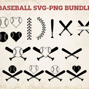 Baseball Svg, Baseball Monogramm Svg, Baseball Png, Baseball Monogramm Png, Silhouette Design, Baseball Bats Svg, Digitaler Download, Svg Datei