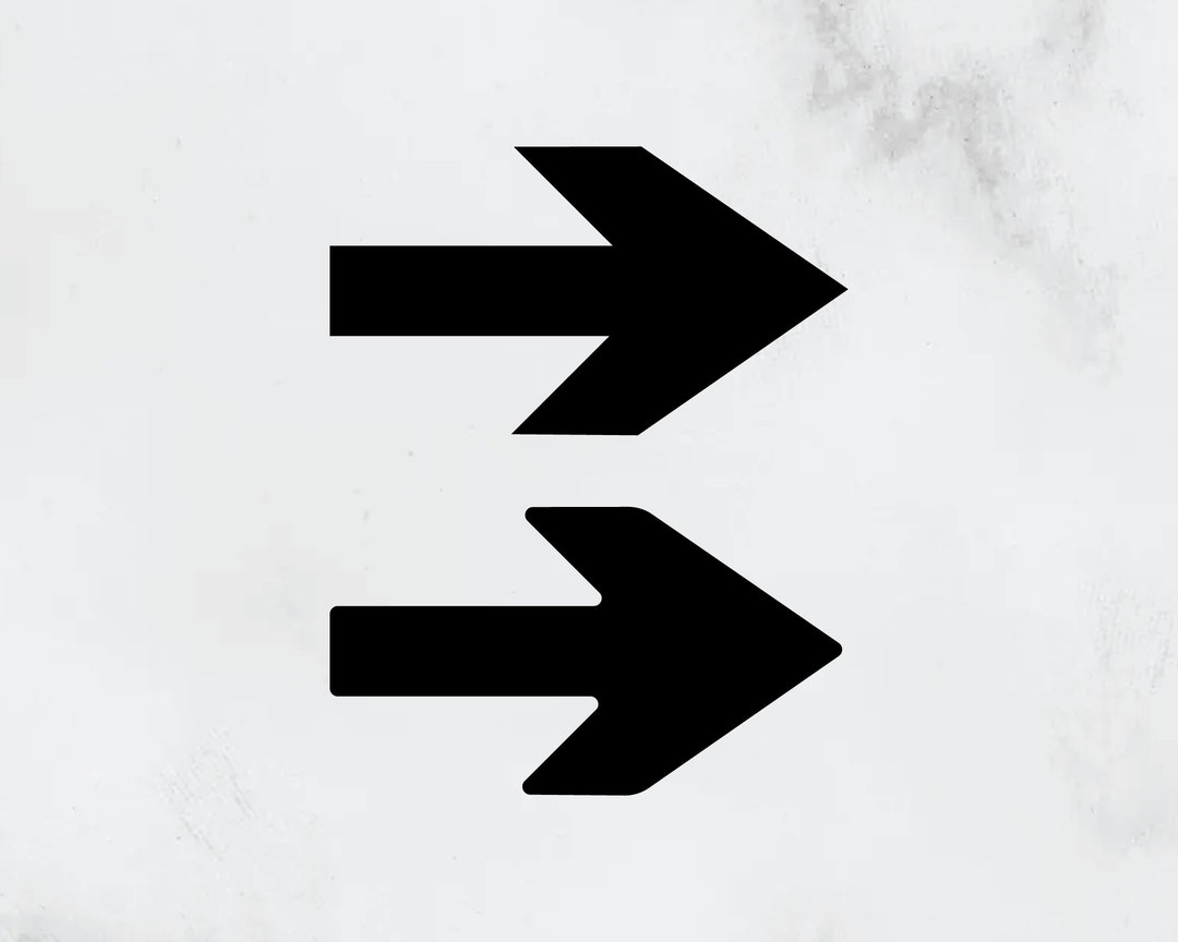 Simple Arrow Svg, Digital Download, Basic Arrows Svg, Arrows Cut File ...