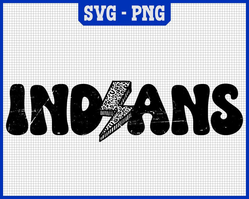 Indians Mascot Svg Printable Game Day Svg Football SVG - Etsy