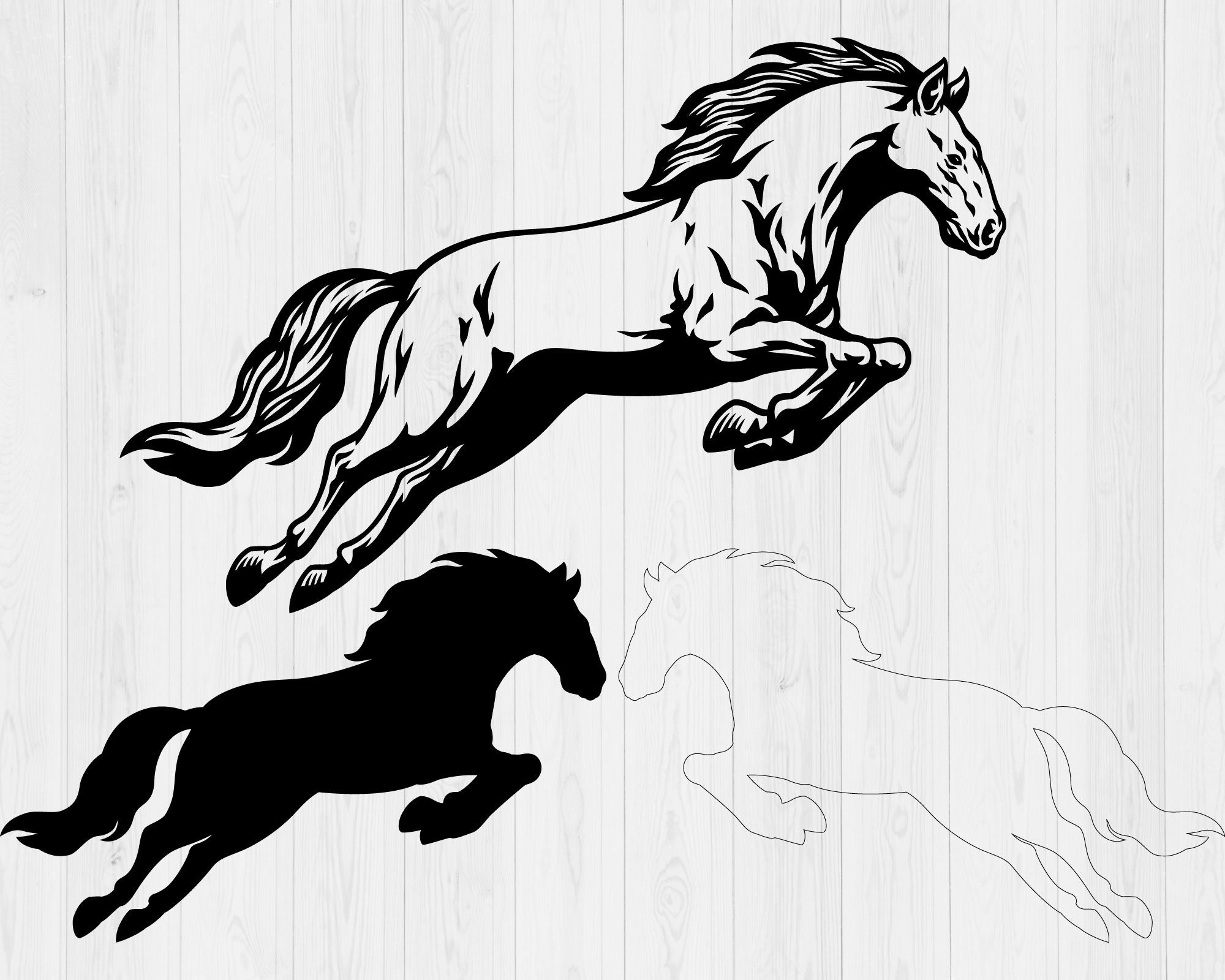 Running Horse Svg, Printable, Horse Head Svg, Horse Svg, Horse Vector