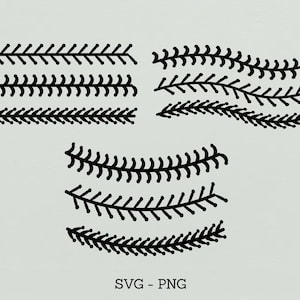Baseball Stitches Svg, Baseball Svg, Softball Stitch Svg, Digital Download, Softball Svg, Silhouette, Baseball Laces Svg, Cricut, Cut File