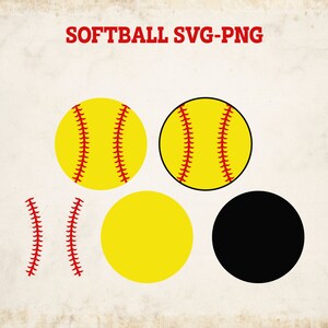 Softball Svg, Sports Mom Cut Files, Softball Svg for Cricut, Softball Silhouette, Softball Vector, Digital Download, Cut Files for Cricut