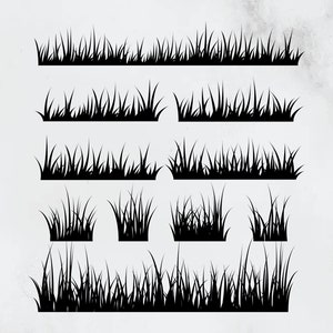 Grass Svg Bundle, Grass Svg, Digital Download, Greenery Svg, Grass Borders Svg, Grass Landscape Svg, Grass Svg Cut Files, Silhouette