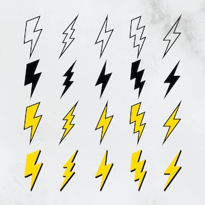 Flash Bundle Svg, Lightning Bolt Svg, Digital Download, Bolt Svg, Thunder Bolt Svg, Lightning svg, Flash Svg, Silhouette, Svg Cut File